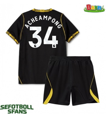 Chelsea Josh Acheampong #34 Bortaställ Barn 2026-27 Kortärmad (+ Korta byxor)